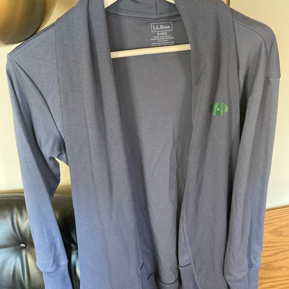 NWTO LL Bean cardigan size S